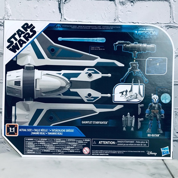 Star Wars Mission Fleet Bo-Katan Gauntlet StarFighter Action Figure Toy NEW - Picture 4 of 5